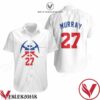 Nuggets Jamal Murray 2020-21 Earned Edition White Jersey Inspired Hawaiian Shirt, Unique Gifts For Friends - Vesles2014S 1