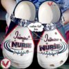 Nurse Love Nurse Rn Name Doctor Best Gift For Registered Ideas Symbol Clog Shoes, Unique Gift From  Vesles2014S