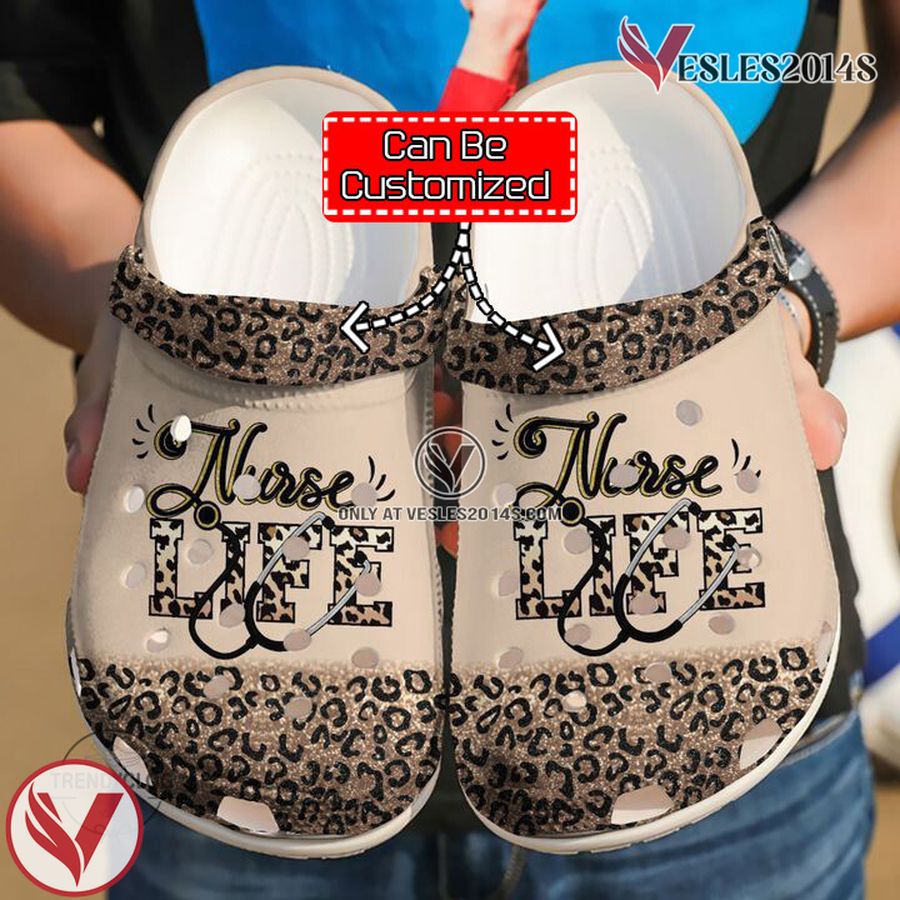 Nurse Nurse Nursing Life Cheetah Clog Shoes, Unique Gift From Vesles2014S