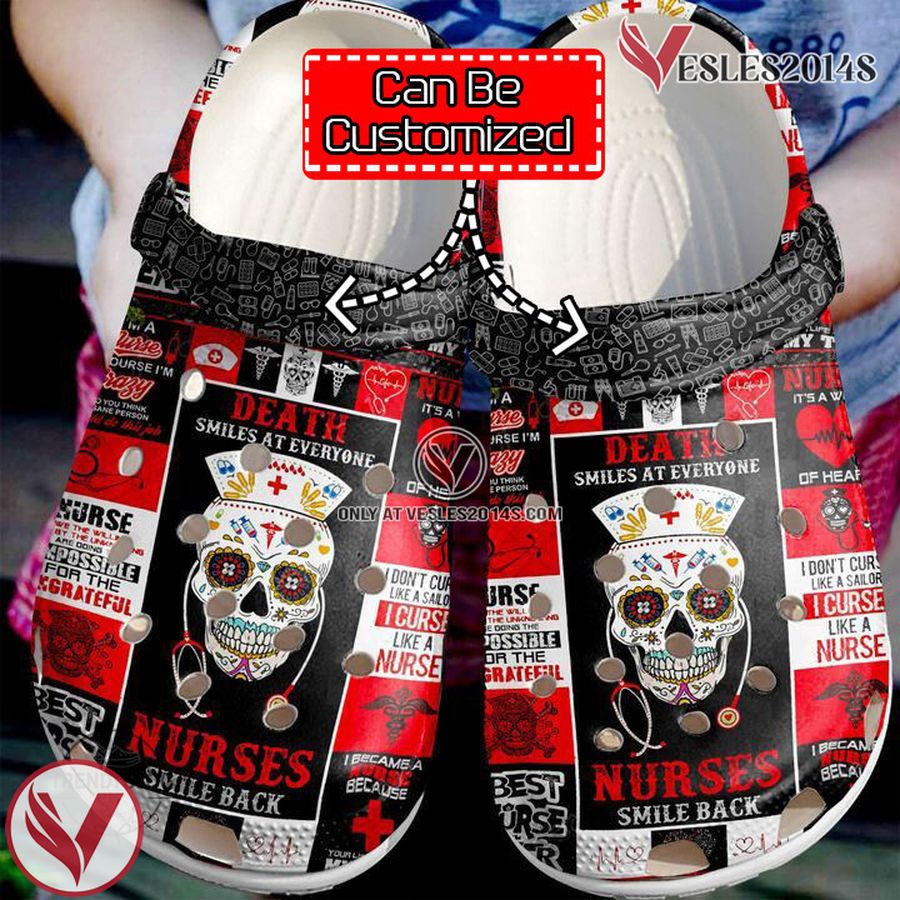 Nurse Nurse Smile Back Clog Shoes, Unique Gift From Vesles2014S