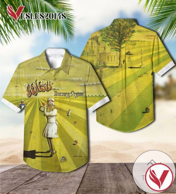 Nursery Cryme Studio Album By Genesis Hawaiian Shirt, Best Gift For Music Lovers Vesles2014S