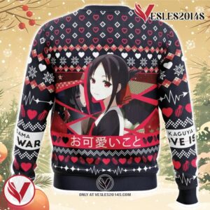 O Kawaii Koto Kaguya-sama Love is War Ugly Christmas Sweater, Unique Christmas Gift For Fans - Vesles2014S 1