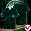 Oakland Athletics Black Leaves Print Green Hawaiian Shirt, Unique Gifts For Friends - Vesles2014S 1