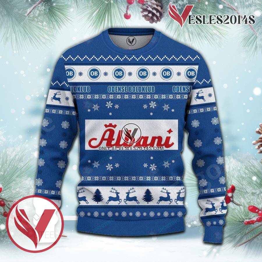 Odense Boldklub Sport Ugly Christmas Sweater, Unique Gifts For Fans - Vesles2014aS 2