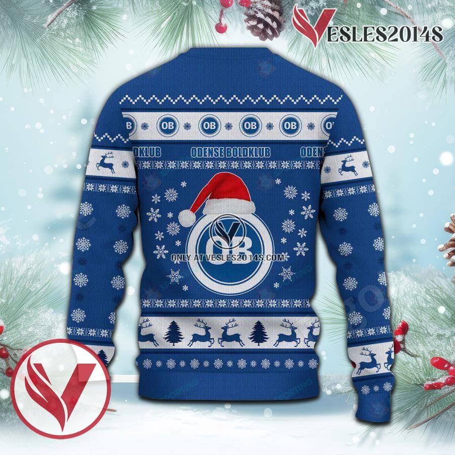 Odense Boldklub Sport Ugly Christmas Sweater, Unique Gifts For Fans - Vesles2014aS 3