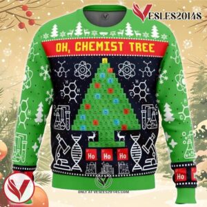 Oh, Chemist Tree Science Ugly Christmas Sweater, Unique Christmas Gift For Fans - Vesles2014S