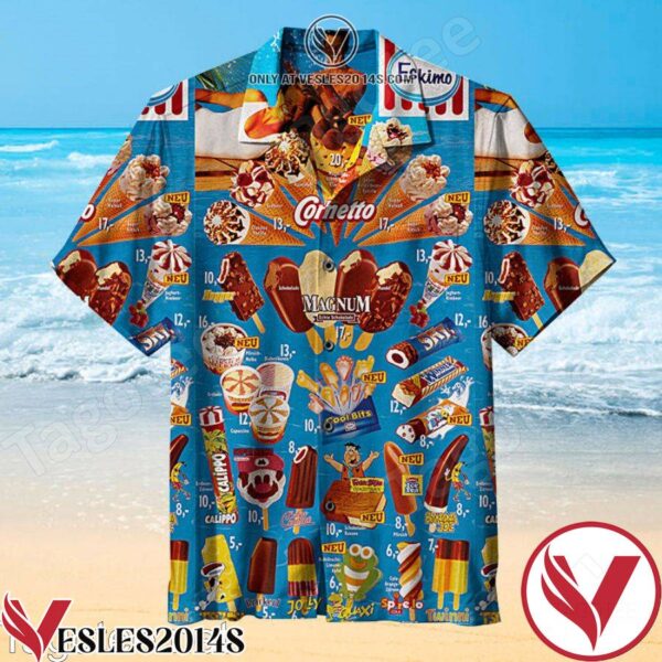 Oh, Those Old Summers, Those Old Ice Creams Hawaiian Shirt, Unique Gifts For Friends - Vesles2014S 1