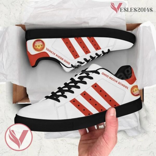 Ohio Media School-Valley View Logo Skate Shoes, Unique Sneaker For Fans - Vesles2014s 1