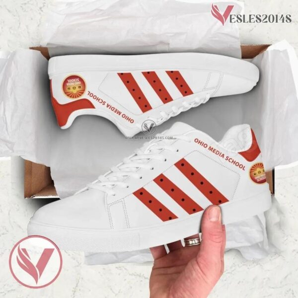 Ohio Media School-Valley View Logo Skate Shoes, Unique Sneaker For Fans - Vesles2014s