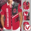 Ohio State Buckeyes Go Bucks Red Hawaiian Shirt And Short, Unique Gifts For Friends - Vesles2014S 1
