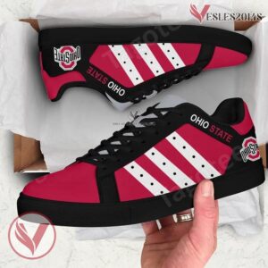 Ohio State Buckeyes Print Stan Smith Shoes, Best Sneaker For Fans - Vesles2014s
