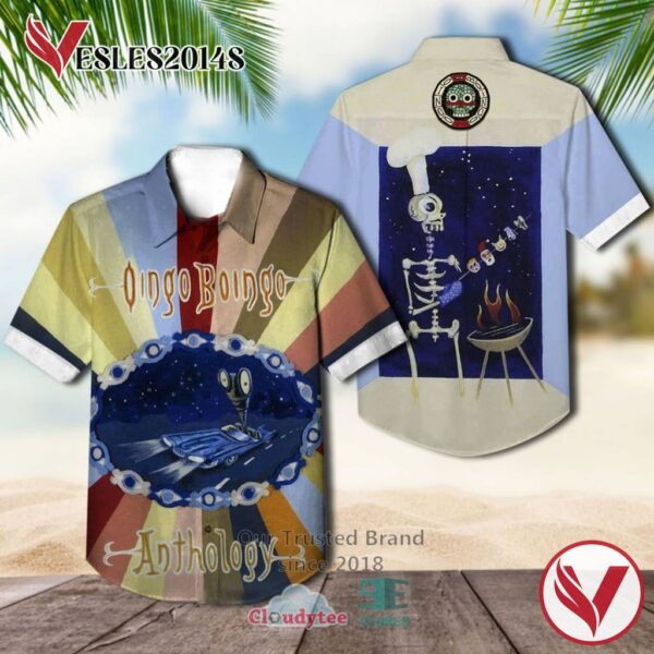 Oingo Boingo Band Anthology Album Hawaiian Shirt, Best Gift For Music Lovers Vesles2014S