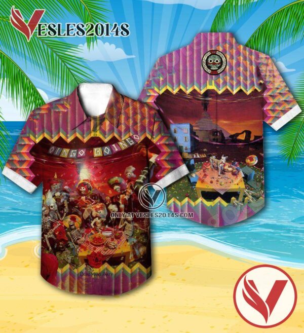 Oingo Boingo Dead Man’s Party Album Cover Hawaiian Shirt, Unique Gifts For Music Lovers - Vesles2014S