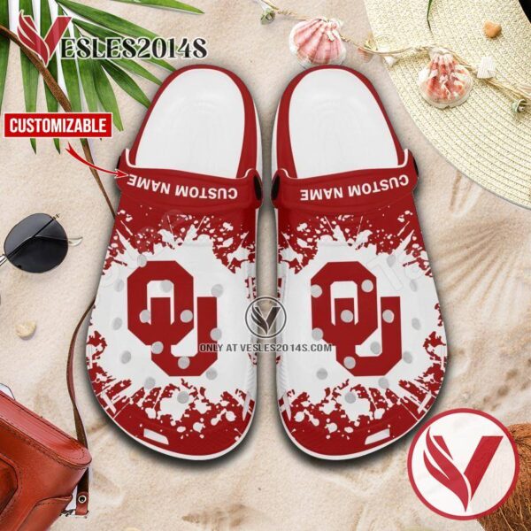 Oklahoma Logo Custom Crocs Shoes For Men And Women, Unique Clogs Shoes For Fans - Vesles2014S 1