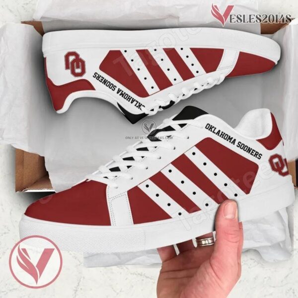 Oklahoma Sooners Print Stan Smith Shoes, Best Sneaker For Fans - Vesles2014s 1