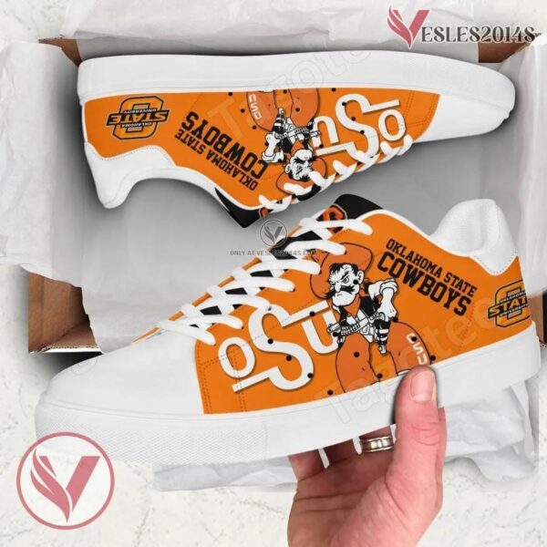 Oklahoma State Cowboys Print Stan Smith Shoes, Best Sneaker For Fans - Vesles2014s 1