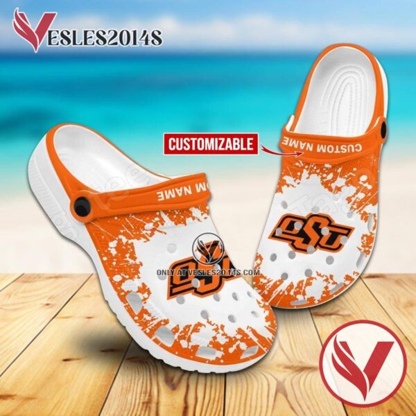 Oklahoma State Logo Custom Crocs Shoes For Men And Women, Unique Clogs Shoes For Fans - Vesles2014S