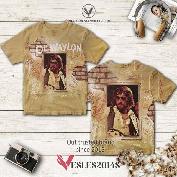 Ol Waylon Waylon Jennings Album 3D Shirt, Perfect Gifts For Music Lovers - Vesles2014S