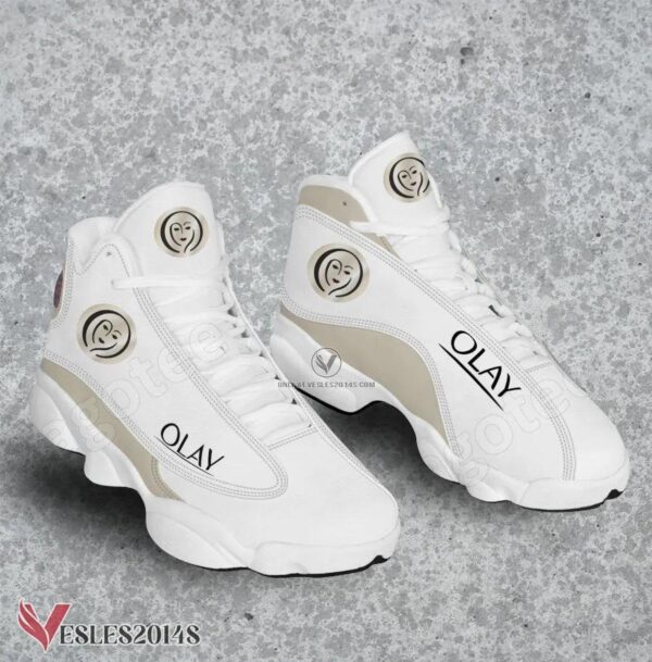 Olay Cosmetic Logo Air Jordan 13 Shoes, Best Sneaker Gifts For Fans - Vesles2014s