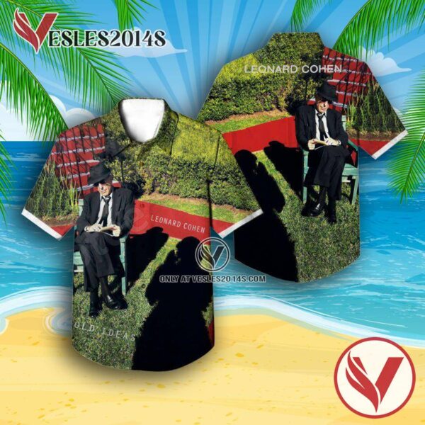 Old Ideas Album Cover By Leonard Cohen Hawaiian Shirt, Unique Gifts For Music Lovers - Vesles2014S