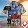 Old License Plates Number Unisex Hawaiian Shirt, Unique Gifts For Friends - Vesles2014S 1
