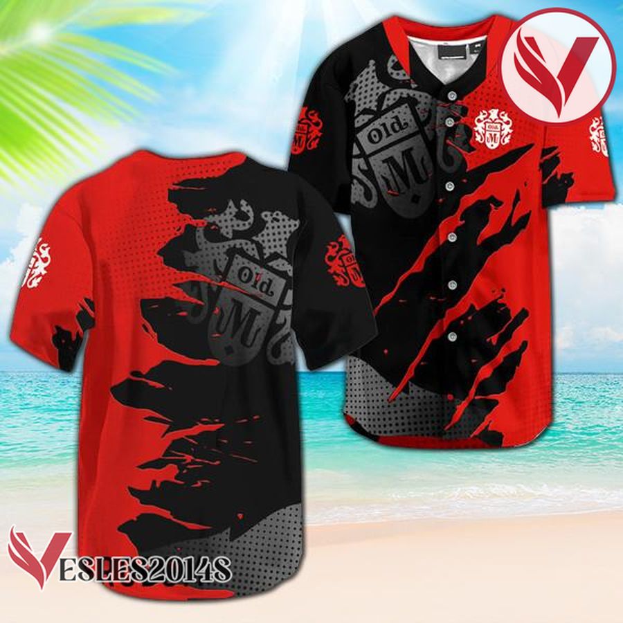 Old Milwaukee Beer Metal Crack Pattern Baseball Jersey, Perfect Gifts For Fans - Vesles2014S