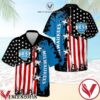 Old Milwaukee’s Usa Flag Cross Stitch Black Blue Hawaiian Shirt And Short, Unique Gifts For Friends - Vesles2014S 1