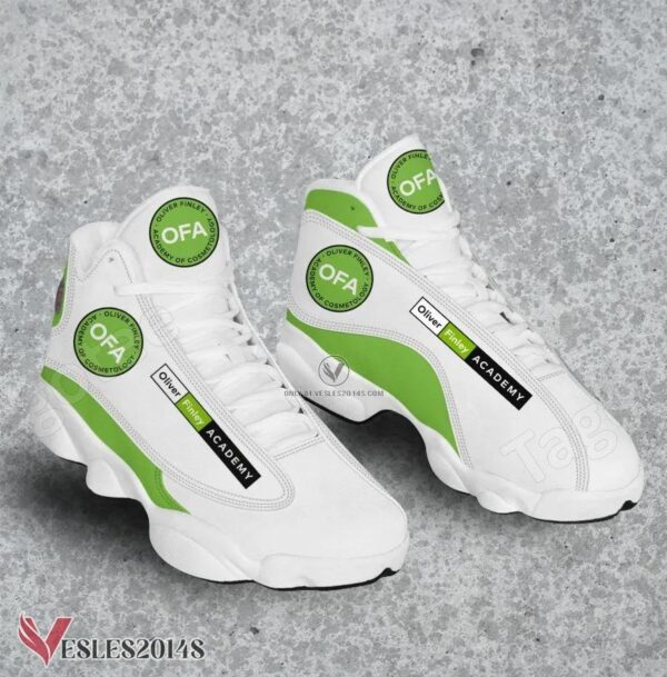 Oliver Finley Academy of Cosmetology Logo Air Jordan 13 Shoes, Best Sneaker Gifts For Fans - Vesles2014s