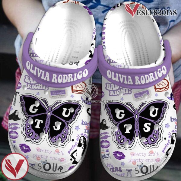 Olivia Rodrigo Music Crocs Crocband Clogs Shoes, Unique Gifts For Fans Style 12 - Vesles2014S