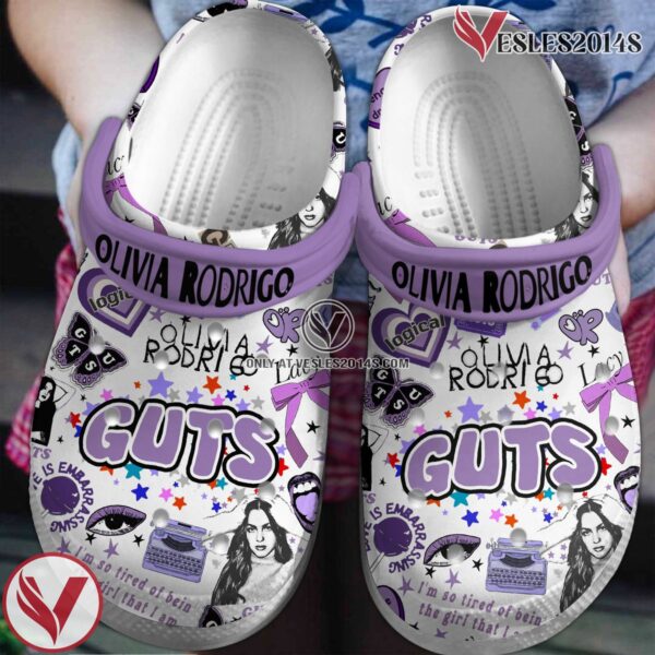 Olivia Rodrigo Music Crocs Crocband Clogs Shoes, Unique Gifts For Fans Style 13 - Vesles2014S