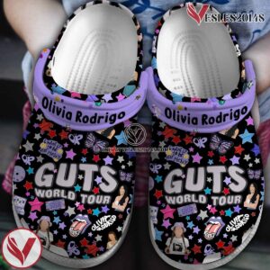 Olivia Rodrigo Music Crocs Crocband Clogs Shoes, Unique Gifts For Fans Style 5 - Vesles2014S
