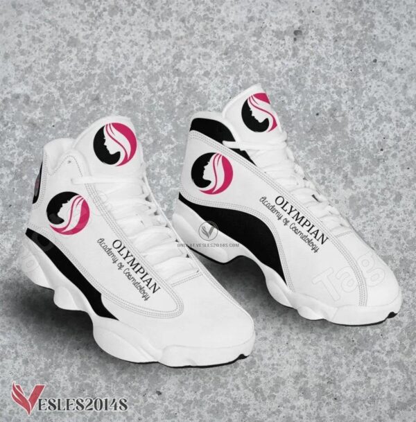 Olympian Academy of Cosmetology Logo Air Jordan 13 Shoes, Best Sneaker Gifts For Fans - Vesles2014s
