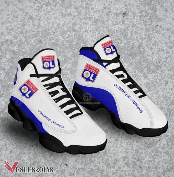 Olympique Lyonnais Logo Air Jordan 13 Shoes, Best Sneaker Gifts For Fans - Vesles2014s 1