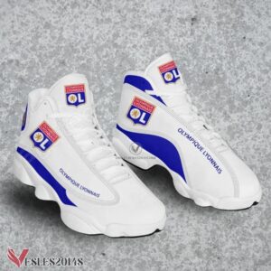 Olympique Lyonnais Logo Air Jordan 13 Shoes, Best Sneaker Gifts For Fans - Vesles2014s