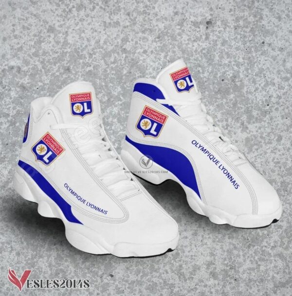 Olympique Lyonnais Logo Air Jordan 13 Shoes, Best Sneaker Gifts For Fans - Vesles2014s