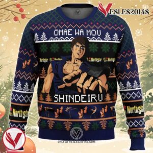 Omaewamou Shindeiru Fist of the North Star Ugly Christmas Sweater, Unique Christmas Gift For Fans - Vesles2014S