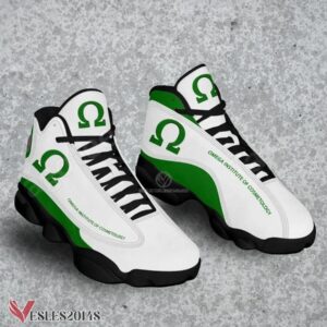 Omega Institute of Cosmetology Logo Air Jordan 13 Shoes, Best Sneaker Gifts For Fans - Vesles2014s 1