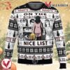On The Nice List Parasyte Ugly Christmas Sweater, Unique Christmas Gift For Fans - Vesles2014S