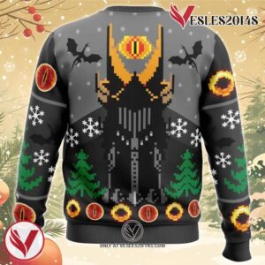 One Christmas to Rule Them All The Lord of the Rings Ugly Christmas Sweater, Unique Christmas Gift For Fans - Vesles2014S 1