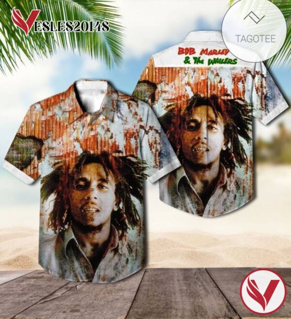 One Love The Very Best Of Bob Marley The Wailers Album Cover Hawaiian Shirt, Best Gift For Music Lovers Vesles2014S