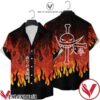 One Piece Ace Fire Straw Hat Pirate Hawaiian Shirt, Unique Gifts For Friends - Vesles2014S 1