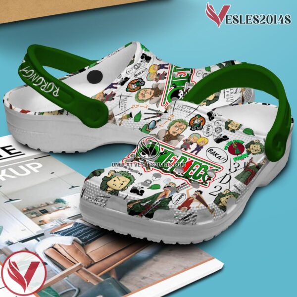 One Piece Anime Crocs Crocband Clogs Shoes Comfortable For Men Women and Kids Style 15, Unique Gift From  Vesles2014S 2