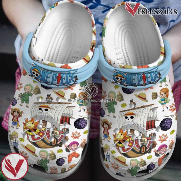 One Piece Anime Crocs Crocband Clogs Shoes Comfortable For Men Women and Kids Style 16, Unique Gift From  Vesles2014S