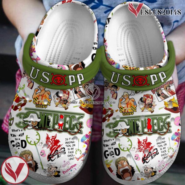 One Piece Anime Crocs Crocband Clogs Shoes Comfortable For Men Women and Kids Style 6, Unique Gift From  Vesles2014S