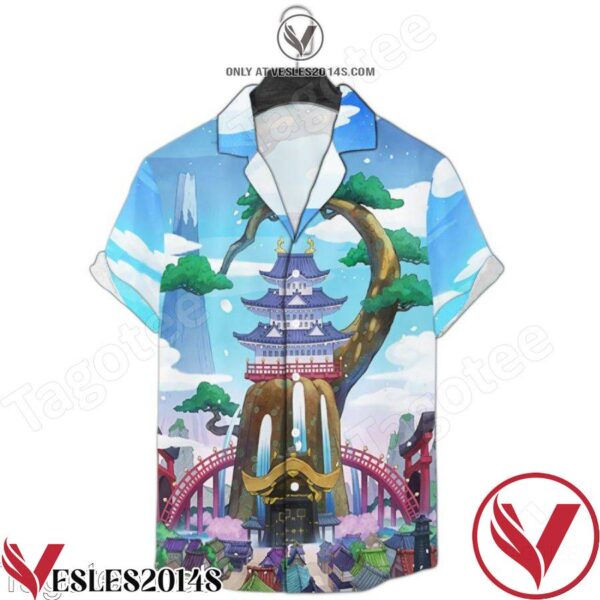 One Piece Land Of Wano Hawaiian Shirt, Unique Gifts For Friends - Vesles2014S 1
