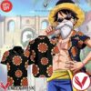 One Piece Luffy Sunflower Summer Hawaiian Shirt And Short, Unique Gifts For Friends - Vesles2014S 1