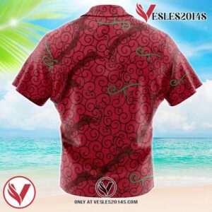 Ope Ope No Mi Luffy Devil Fruit One Piece Hawaiian Button Up Shirt, Perfect Gifts For Anime Lovers - Vesles2014S 1