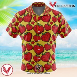 Ope Ope no Mi One Piece Hawaiian Button Up Shirt, Perfect Gifts For Anime Lovers - Vesles2014S