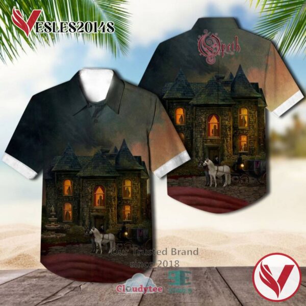 Opeth Band In Cauda Venenum Album Hawaiian Shirt, Best Gift For Music Lovers Vesles2014S
