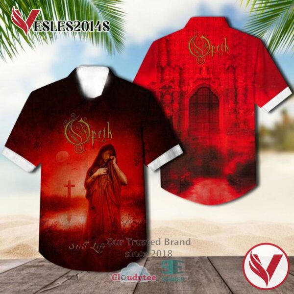 Opeth Band Still Life Album Hawaiian Shirt, Best Gift For Music Lovers Vesles2014S